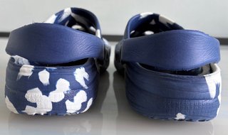 Chanclas Talla 33 Azul y Blanco