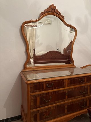 Dormitorio años 60 madera noble