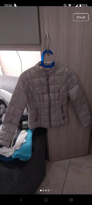 Giacchetto trapuntato beige