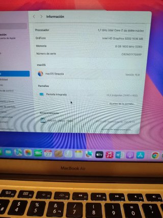 MacBook Air i7 1.7GHz 8GB RAM 250GB SSD