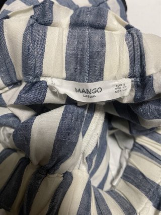 Mango Pantalones cortos de mujer a rayas