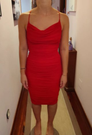 Vestido Rojo Shein