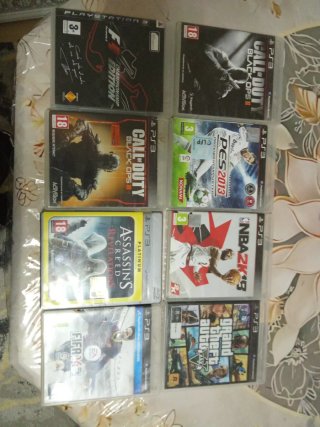 Lote 8 Juegos PS3: Call of Duty, GTA V, FIFA, NBA