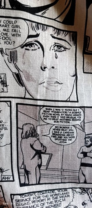 Cortinas con Estampado de Cómic
