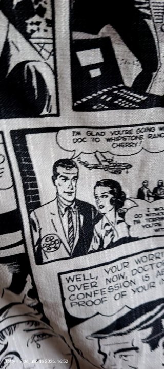 Cortinas con Estampado de Cómic