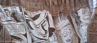 Cortinas con Estampado de Cómic