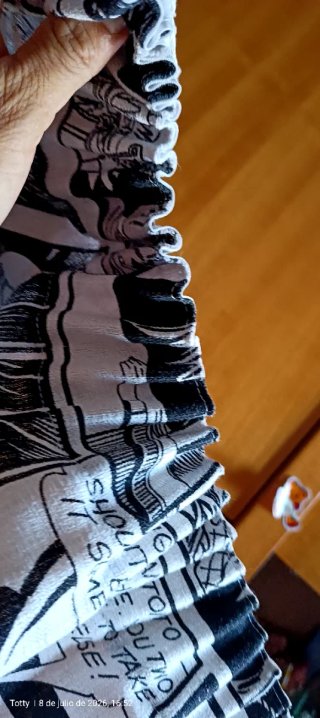 Cortinas con Estampado de Cómic