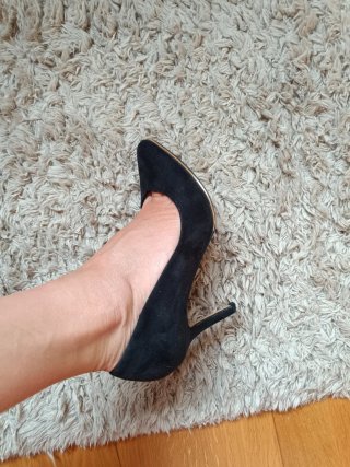 Zapatos de Salón Negros Suiteblanco Talla 37