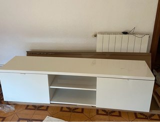 Mueble TV blanco