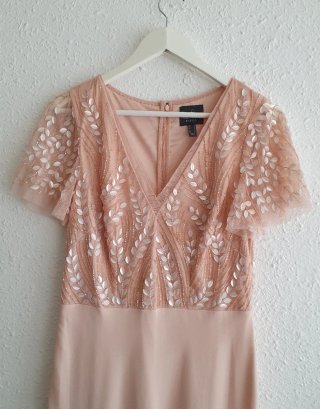 Vestido de fiesta Adrianna Papell rosa talla XL