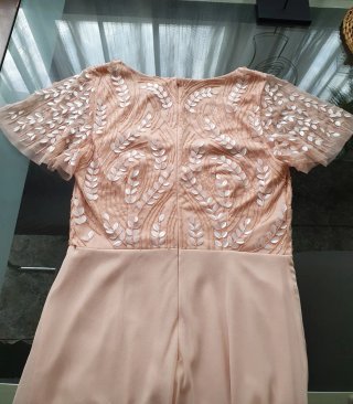 Vestido de fiesta Adrianna Papell rosa talla XL