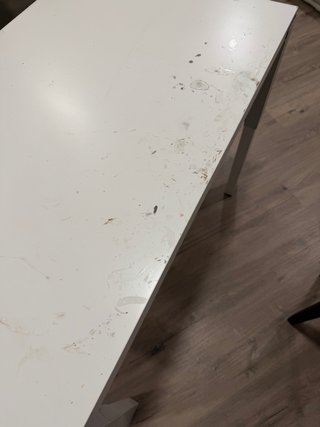 Mesa de escritorio blanca PAHL de Ikea