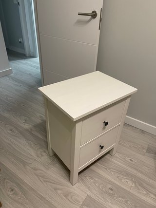2 Mesitas Noche IKEA HEMNES Blancas