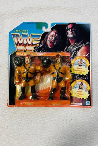 Muñecos WWF Hasbro Crush y Smash