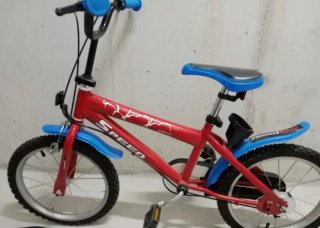 Bicicleta infantil SPEED roja