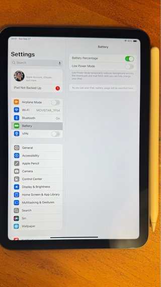 iPad Mini 6 256GB y Apple Pencil 2da Generación