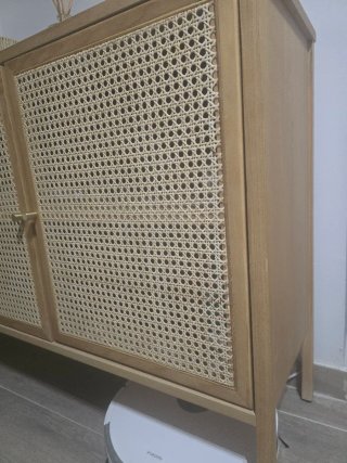 Aparador de Madera y Ratán