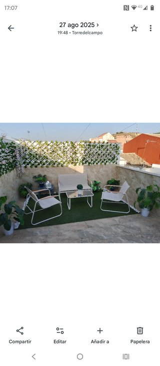 Conjunto Muebles Exterior Jardín