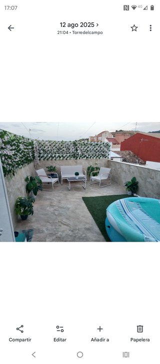 Conjunto Muebles Exterior Jardín