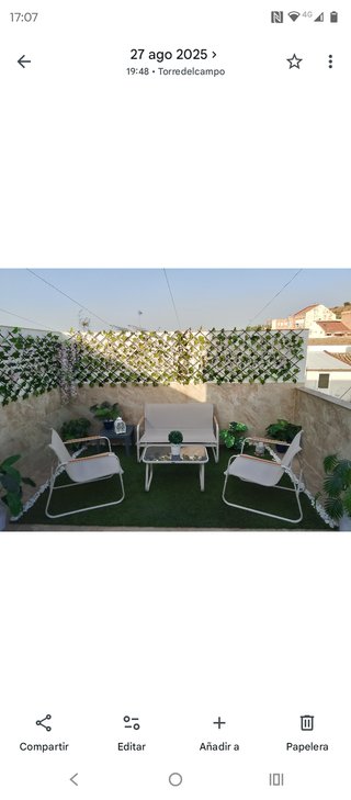 Conjunto Muebles Exterior Jardín