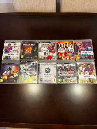 PS3 FAT 160GB + 10 juegos | Minecraft, FIFA,PES...