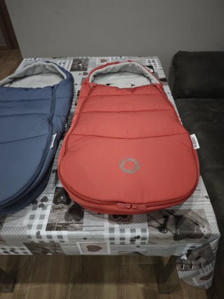 Pack Sacos Bugaboo Rojo amanecer y azul costero