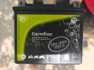 Batería de Moto Carrefour 12V 6Ah