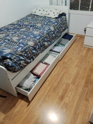 Cama nido con cajones Ikea SLAKT
