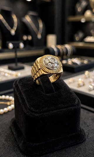 Anillo de Caballero en Oro 18k
