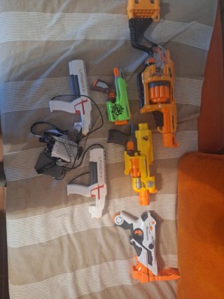 Lotto Nerf e Laser X