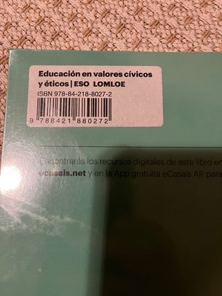 Libro de educaciónen valores cívicos y eticos, Eso