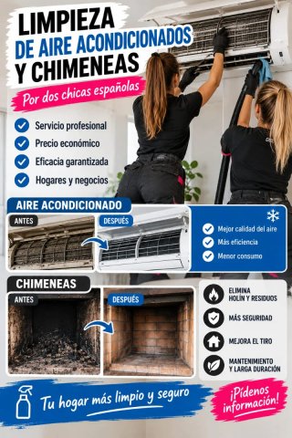 Limpieza de Aire Acondicionado y Chimeas económico