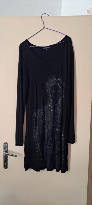 Vestito nero Blue Rose