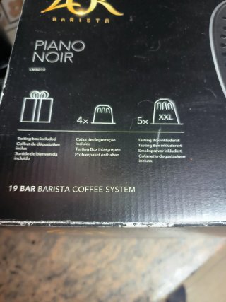 Cafetera L'OR Barista Piano Negra