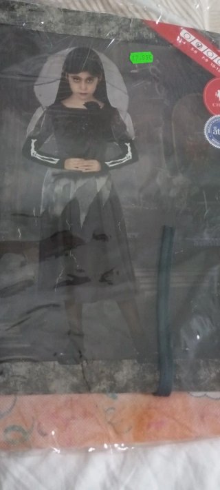 Disfraz de Novia Esqueleto Infantil Talla 5-6