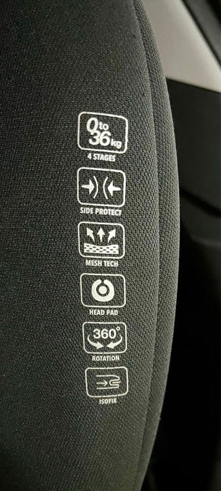 Silla coche 9-36kg 4 etapas Isofix