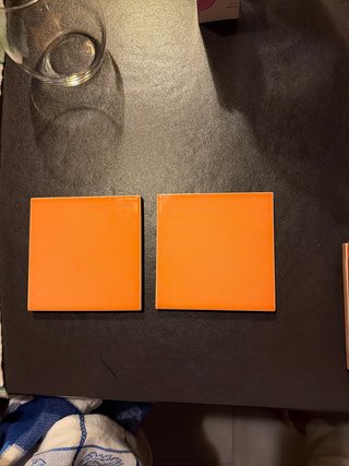 40 Azulejos Vintage Naranjas