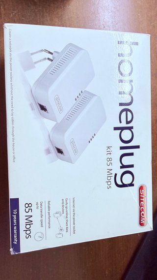 Kit Homeplug Sitecom 85 Mbps