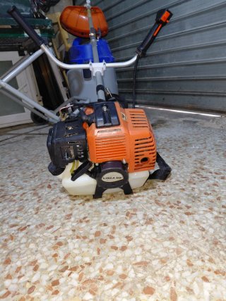 Desbrozadora gasolina naranja