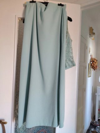 Vestido fiesta verde talla 38