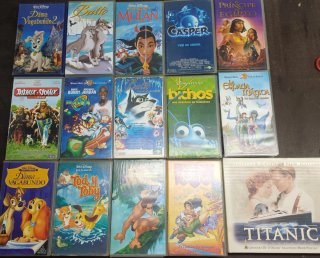 Lotto 12 nastri VHS Disney Classici