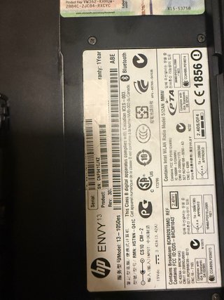 HP Envy 13 Aluminio (Para Despiece)