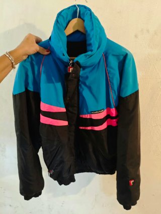 Anorak Roberto Tank Talla 52 Azul/Negro