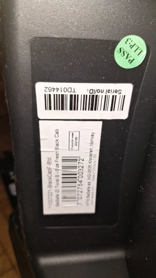 Silla de coche BeSafe negra