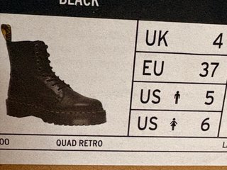 Botas Dr. Martens Negras