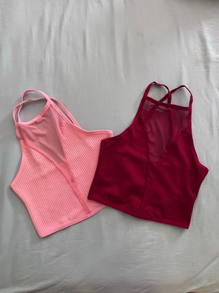 Conjunto 2 Tops Crop Mujer Talla S