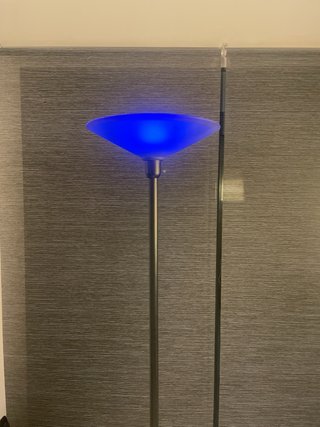 Lámpara Pie Vintage Azul JIL