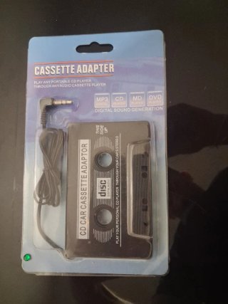 Adaptador Cassette CD Coche 3.5mm