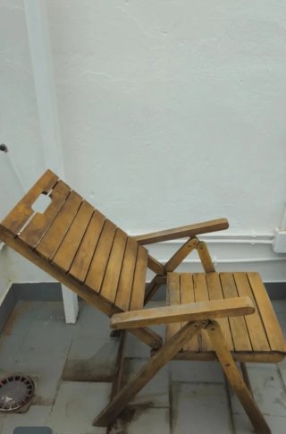 Silla de Jardín Plegable y Reclinable