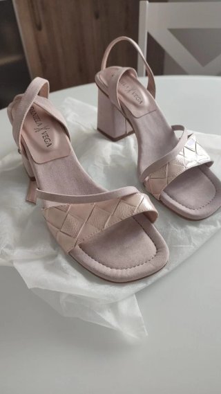 Sandalias Daniela Vega Rosa Palo